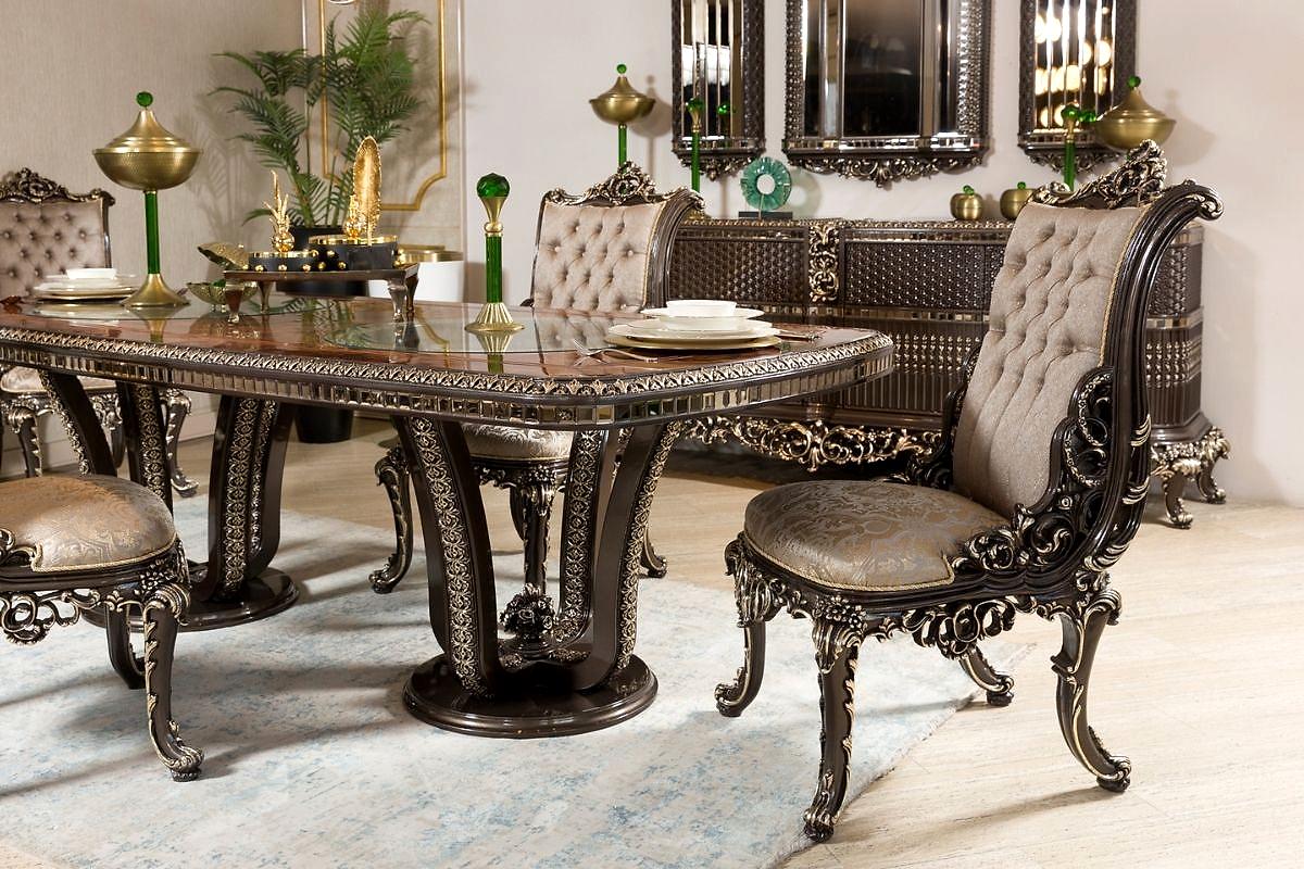 Lucca Klasik Yemek Odası Takımı - Second Image
