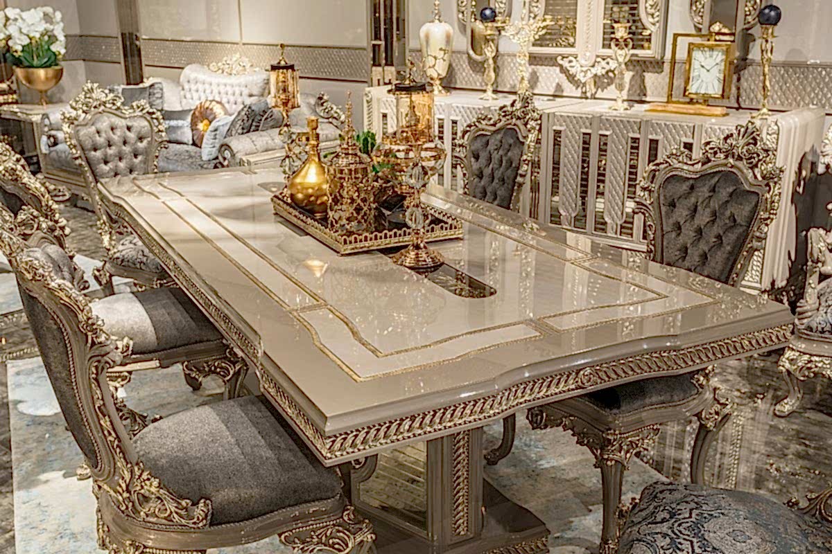 Palmida Klasik Yemek Odası Takımı - Second Image