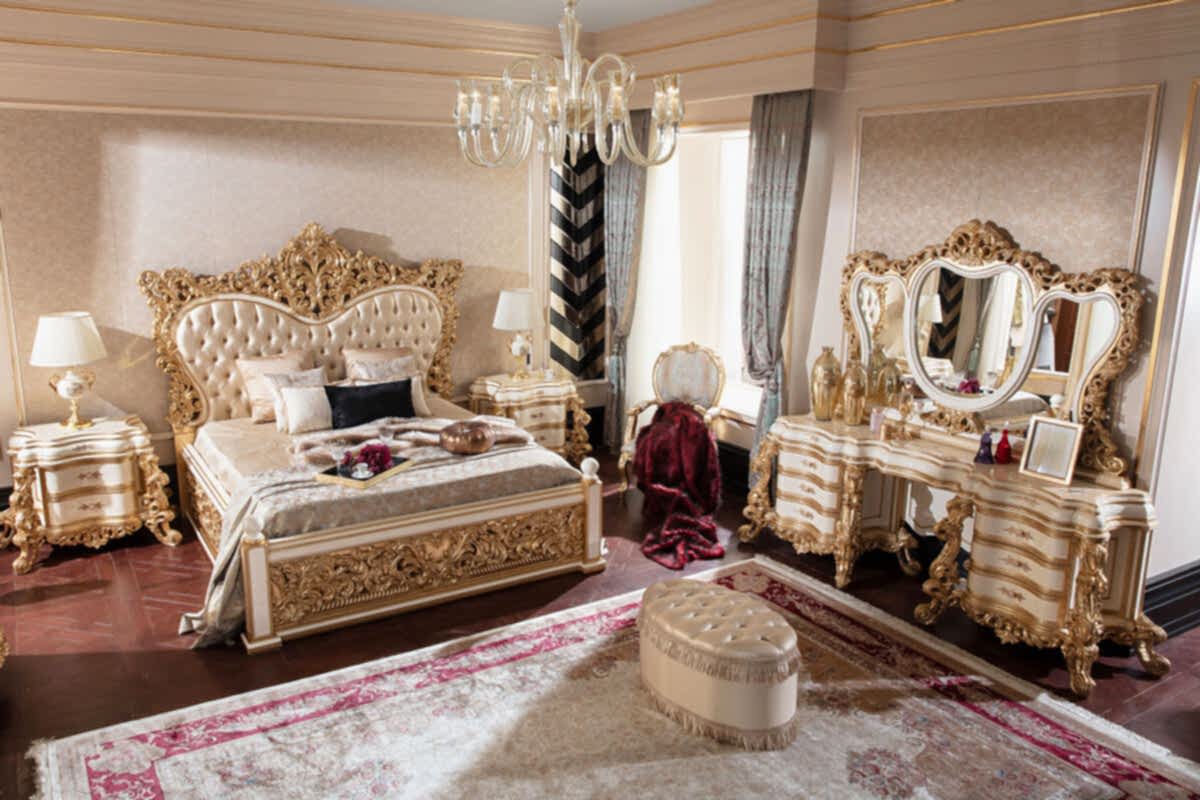 Endülüs Klasik Yatak Odası Takımı - Second Image