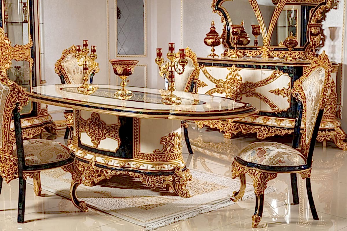 Hünkar Klasik Yemek Odası Takımı - Second Image